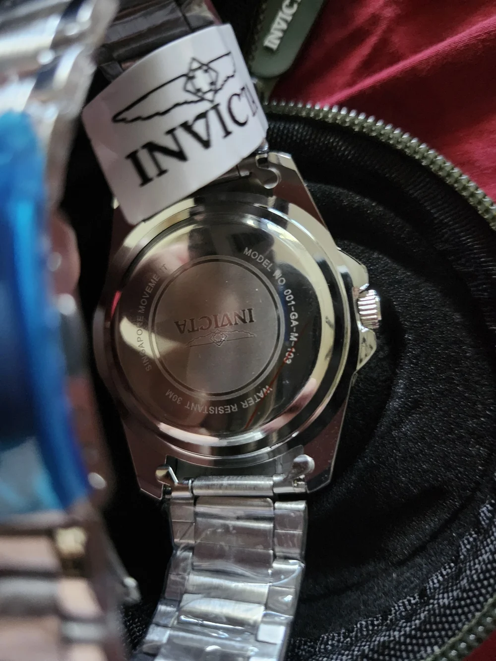 NEW Invicta Pro Diver Meridian Special Edition Men's Watch & rubber tire chain